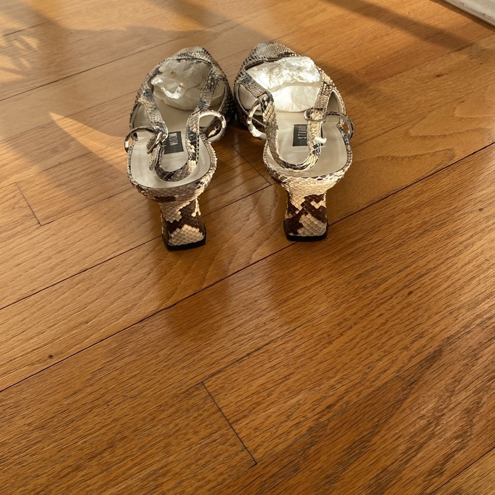 Stuart Weitzman Python Slingback Pumps - image 6